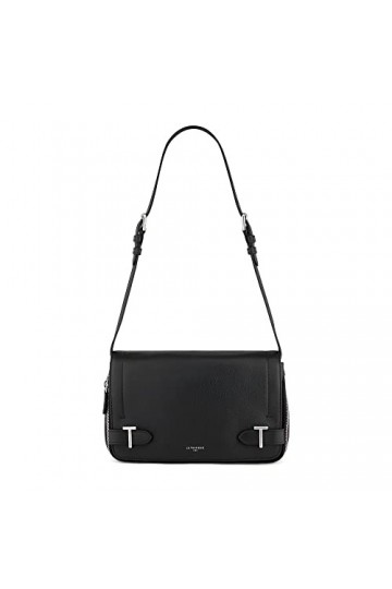 Le Tanneur, petit sac bandoulière, besace, en cuir grainé, simone, grand compartiment, double porté, grande bandoulière ajust