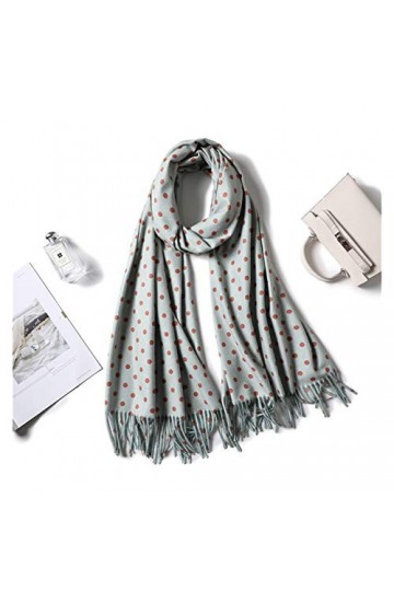 Srfghjs Écharpe Hiver Femmes Foulard Mode Solide Soft Cashmere Foulards pour Lady Pashmina Châles Wrap Couverture Bandana Co