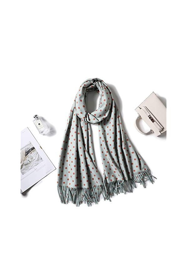 Srfghjs Écharpe Hiver Femmes Foulard Mode Solide Soft Cashmere Foulards pour Lady Pashmina Châles Wrap Couverture Bandana Co