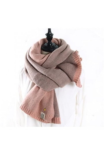 UKKO Gants dhiver pour Dames Écharpes DAnanas Double Face Femmes Imitation Cachemire en Laine Épaissie Écharpe Longue Échar