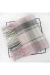 UKKO Foulard Femme Hiver Automne Chaleureuse Dame Douce Longue Châle Pashmina Épaisse Paillette Tartan Cachée Encadrement en 
