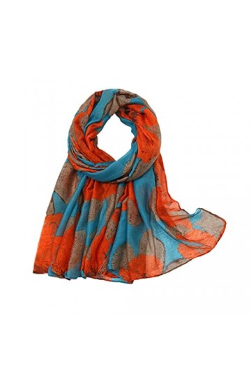 Automne Mode Rétro Grande Écharpe En Viscose Florale Dame Imprimer Pashmina Foulards Musulman Hijab