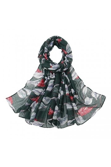 Mode Dété Floral Mince Viscose Écharpe Lady Imprimer Châles Et Wraps Pashmina Foulards Musulman Hijab
