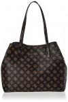 Guess Vikky Tote, Sac Mixte, Marron, Taille Unique