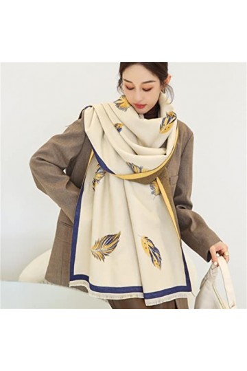 SARGE Épais Chaud Écharpe d’Hiver Houndstooth Design Print Femmes Cachemire Pashmina Châle Lady Wrap Foulves Tricoté Femme Fo