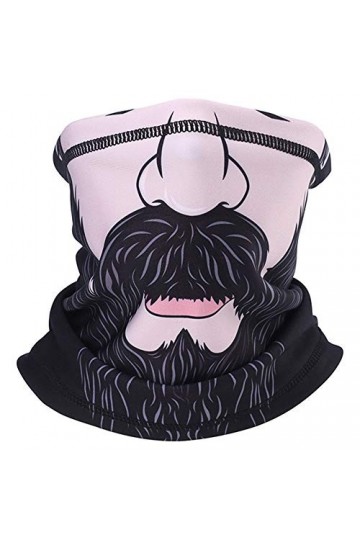 GDYX Écharpe Hiver 3D Clown Bandeau Magique Écharpe Laine Couverture Chaude Moitié Visage Tube Écharpe Turban Hip Hop Vent&nbsp;&nbsp;&nbsp;
