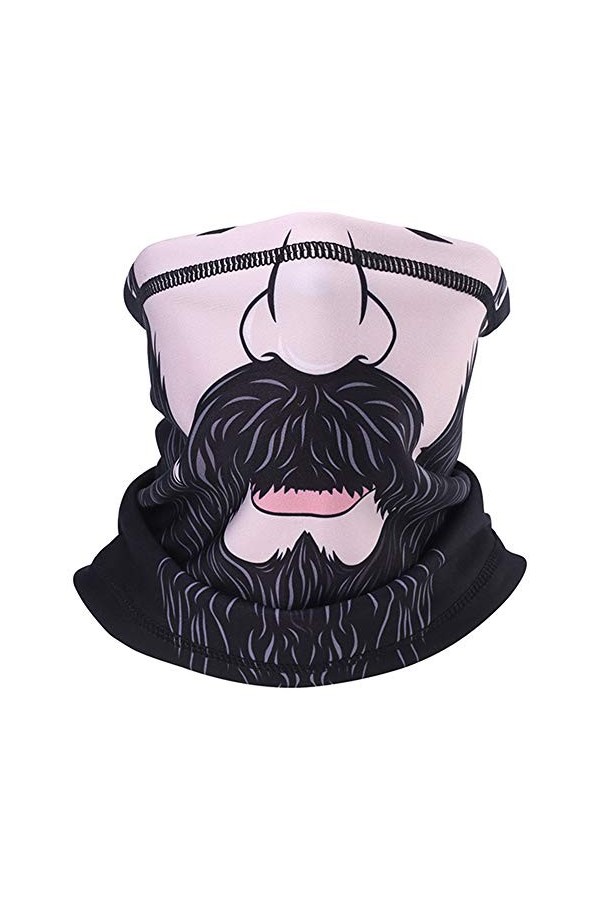 GDYX Écharpe Hiver 3D Clown Bandeau Magique Écharpe Laine Couverture Chaude Moitié Visage Tube Écharpe Turban Hip Hop Vent&nbsp;&nbsp;&nbsp;