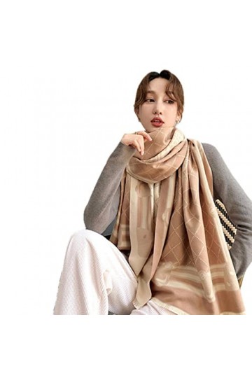 UKKO Echarpe Femme Cachemire Écharpe Hiver Femmes Épaisses Châles Pashmina Foulard Femelle Chaude Couverture Wraps