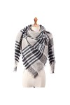 ZQTHL Femmes Écharpe Plaid Hiver Cachemire Écharpes Fashion Lady Pashmina Châle Chands Home Accessoires de vêtements dextéri