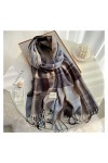 SISWIM Envelopper Écharpe Hiver Plaid Design Femmes Cachemire Pashmina Chaud Châle Ladelle Envelopper Tassel Foulards Tricoté