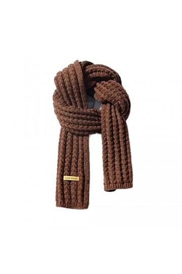 Écharpe Chale Femme Écharpe en Automne et en Hiver Écharpe en Laine à Tricoter Chaude et Polyvalente Écharpes for Amoureux Re