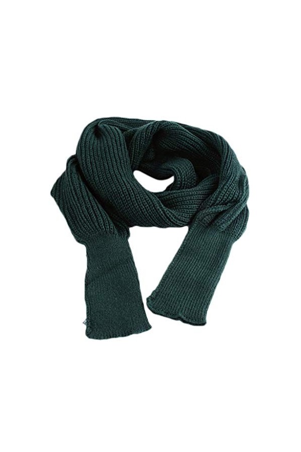 MYhose Écharpe dhiver Femmes Couverture en Tricot dhiver Longue châle, avec Manches Pull de Couleur Unie écharpe Beige