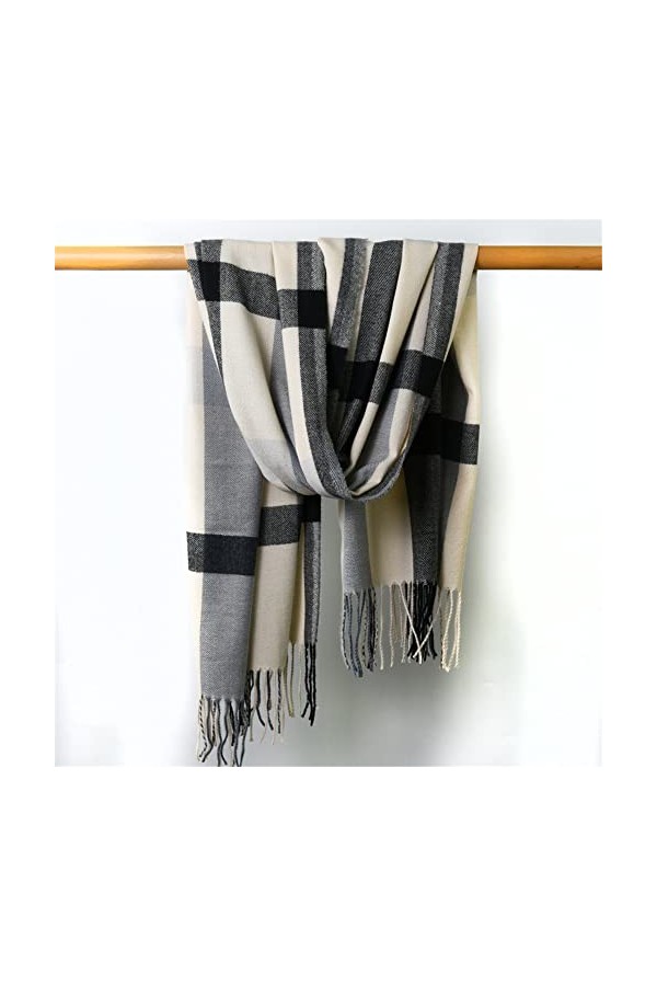 HUPANG Echarpe Femmes Dames Châle Doux Enveloppes Premium Mode Longues Foulards, Automne Hiver Écharpe Dame E Doux Plaid, 70X