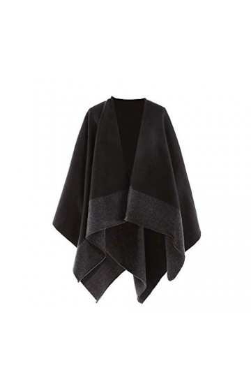 HSHIA Poncho pashmina super doux au toucher pour femme - Pour femme - - Taille Unique