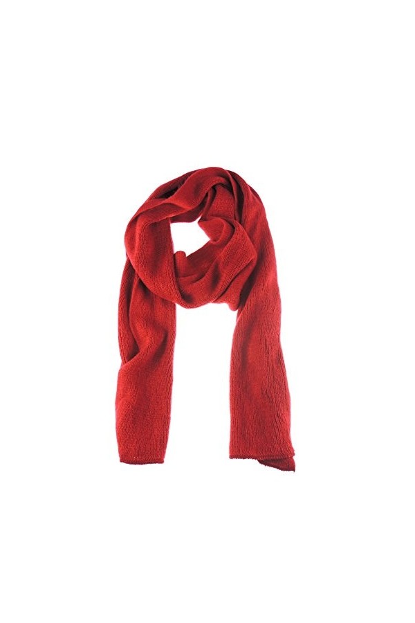 Écharpe Pashmina douce unie chaude en tricot dhiver tricoté pour lhiver et le ski pour femmes, filles, hommes, enfants, aqu