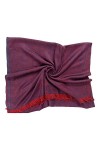 Écharpe Pashmina du Népal - Luxueuse et douce - Sensation de laine - Tendance - Pour femme et fille - Rouge - L