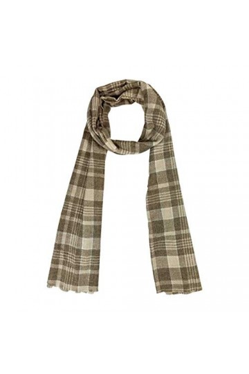 Écharpe à carreaux pashmina du Népal pour femme et fille multicolore 