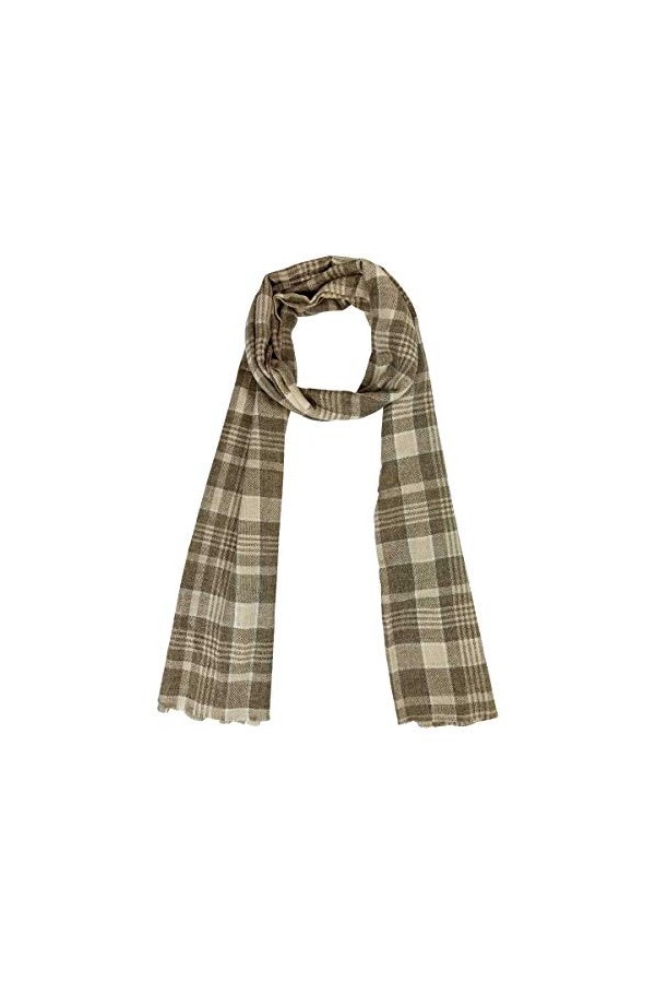 Écharpe à carreaux pashmina du Népal pour femme et fille multicolore 