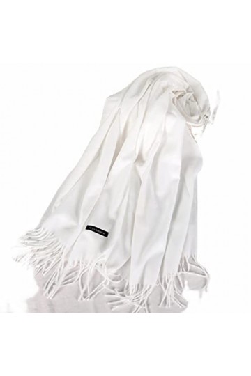CHEFRU Écharpe Femmes Sécardi Solide Cachemire Pashmina Châle-20,One Size
