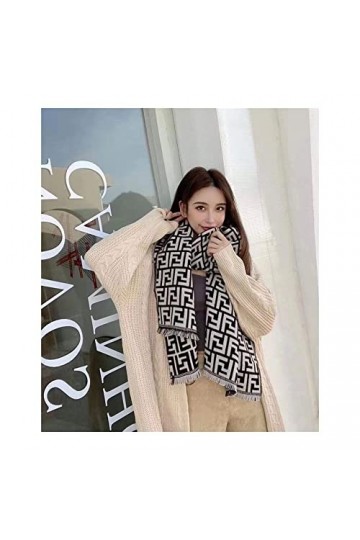 Écharpes en Cachemire à la Mode pour Femmes, 200x70cm Grande écharpe Longue Châles Pashmina Hiver Automne Printemps Dames Éch