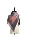 YKLL Cachemire Femmes écharpe à Carreaux Hiver Chaud châle Wrap Bandana&nbsp;&nbsp;&nbsp;Longue Marque de Luxe Cou Bandana Pashmina Gland Fe