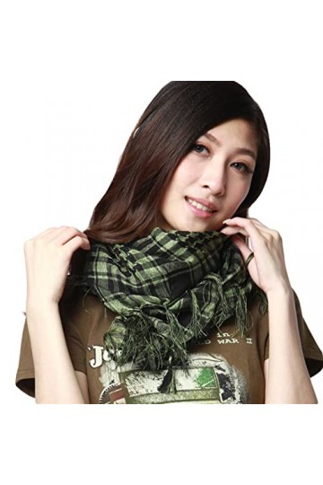 SYT-MD Echarpe, Écharpes Unisex Foulard à Carreaux léger Plaid Scarf du désert Pashmina Pashmina Plaid Echarpe for Femmes Co