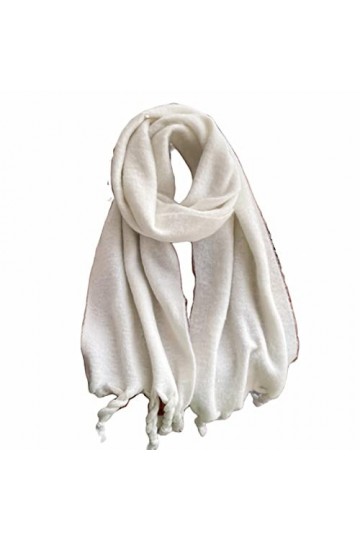 CHEFRU Écharpe Écarpe dhiver Femmes en Cachemire Pashmina Femme Solide Sécroquettes Enroulées Épaisses Softs Bufanda Gros Gl