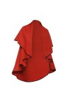 wuitopue Cape en cachemire pour femme - Élégant - 130 x 135 cm - En tricot - Chaud - Col épais - Grande écharpe - Unisexe - D