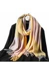 Écharpe Écharpe À Carref De Luxe Winter Cachemire Chaud Femmes Long Pashmina Foulard Femme Femme Lady Tassel Châle Wraps-4