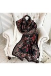 WALLBIG 2022 Hiver Cachemire écharpe Femmes épais Chaud Pashmina châles enveloppes Couleur Unie Gland Dame Couverture