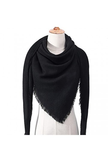 Foulard de Soie Femme, Écharpe pour femme Écharpe pour femme Écharpe en cachemire pour femme Automne Automne Hiver Châles Wra