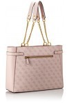 GUESS, Zadie Girlfriend Tote Femme, Light Rose Logo, Taille unique