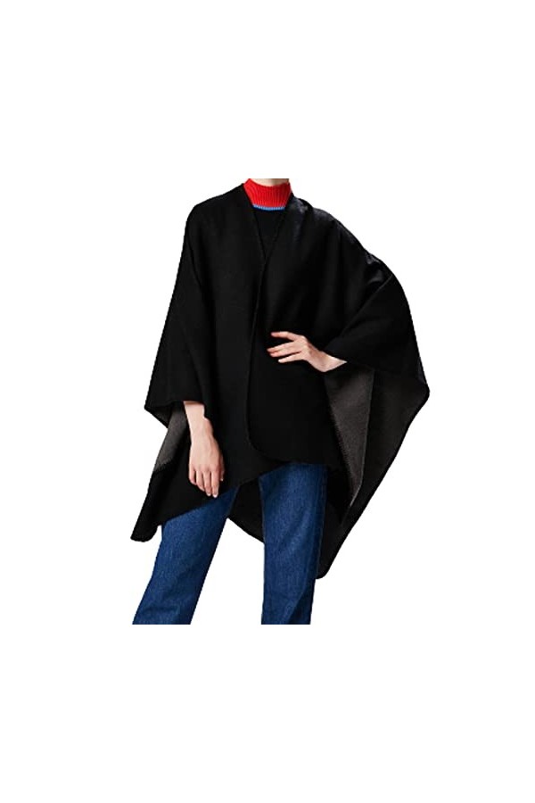 CarpartSJP Écharpes en Cachemire Imitation Faites à La Main dans Une Écharpe Châle, Poncho Femme Hiver, Écharpe Imitation Pas