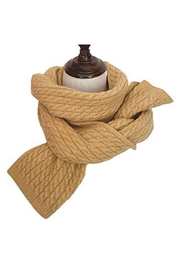 UKKO Foulard Femmes Solid Cashmere Foulards Lady Hiver Épaissie Épaissement Chaude Pashmina Châles De Pashmina Chands Rose Bl