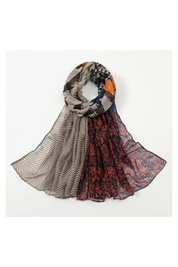 Yalych Hijabs for Femmes, Longue écharpe châle, Lady Print Pashmina Stole Wrap Snood Hijab Veil Voile de mariée Color : Vs50