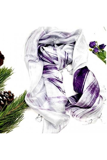 Écharpe en soie pour femme – Pure soie de mûrier – Écharpe de tête en soie peinte à la main – Châle moderne pour femme – Écha