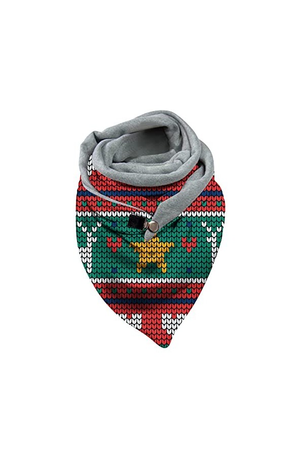 WinterchlussverkverkaufVerkauf Écharpe en boucle douce Pashmina avec motif cachemire pour homme/femme, vert, synthétique, tai