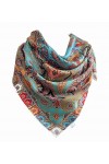 XUYUZUAU Écharpe 100 % soie de mûrier 106,7 cm grand carré léger foulard châle femmes cheveux enveloppements bureau plage, Ar