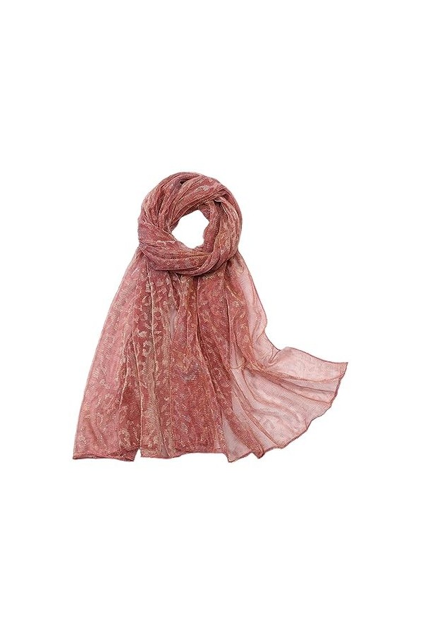 Suwequest Écharpe en nylon respirant et tendance pour femme - Monochrome - Écharpe et écharpe hijab pour femme, 2, 180 cm