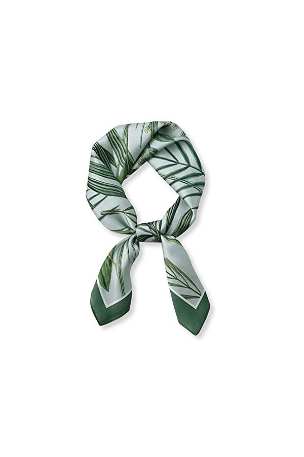 TYXL Foulard de Soie Femme, Écharpe double face à la mode pour femmes Cravate Bandana 28 façons dutiliser Convient à toutes 