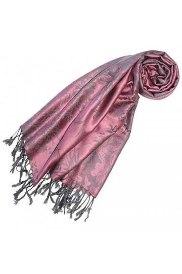 LORENZO CANA - Pashmina - À Fleurs - Femme rose