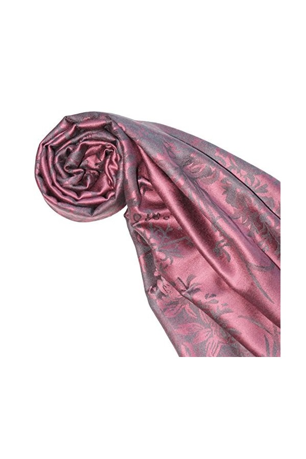 LORENZO CANA - Pashmina - À Fleurs - Femme rose