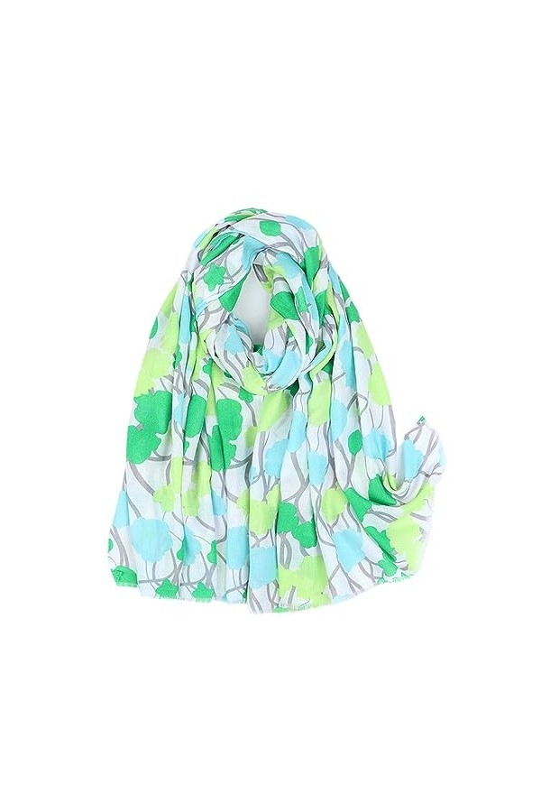 Automne Mode Violet Pétale Floral Frange Viscose Châle Écharpe Dame Pashmina Étole Musulman Hijab