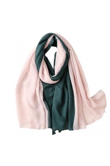 Automne Hiver Plaine Ombre Violet Gland Viscose Châle Écharpe Lady Wrap Pashmina Étole Musulman Hijab