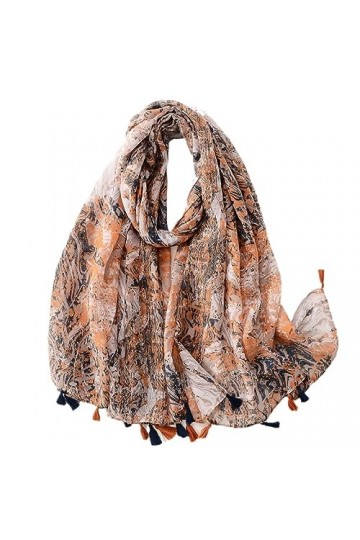 Mode Floral Gland Viscose Châle Écharpe Wrap Pashmina Étole Musulman Hijab