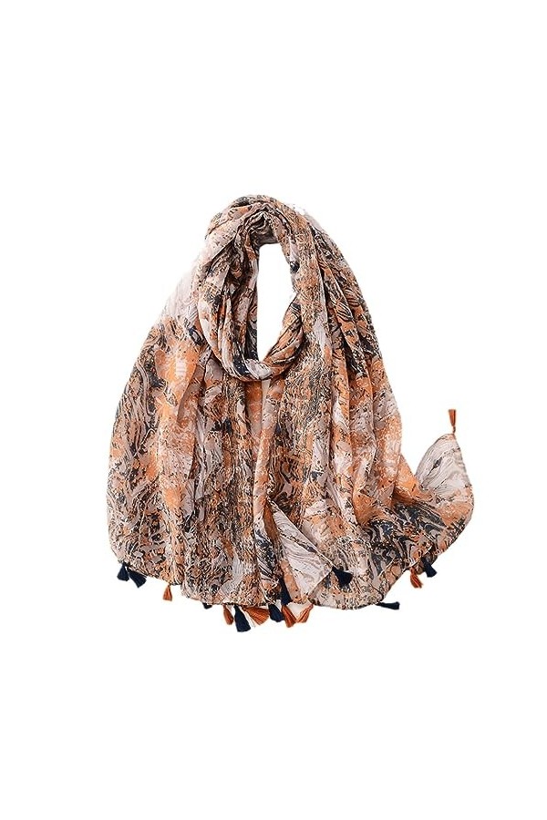 Mode Floral Gland Viscose Châle Écharpe Wrap Pashmina Étole Musulman Hijab