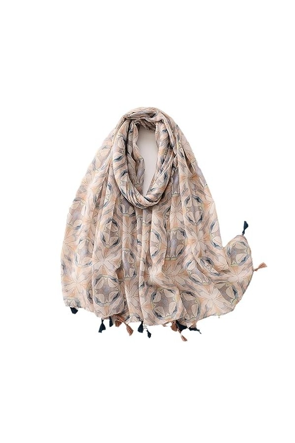 Mode Floral Gland Viscose Châle Écharpe Wrap Pashmina Étole Musulman Hijab