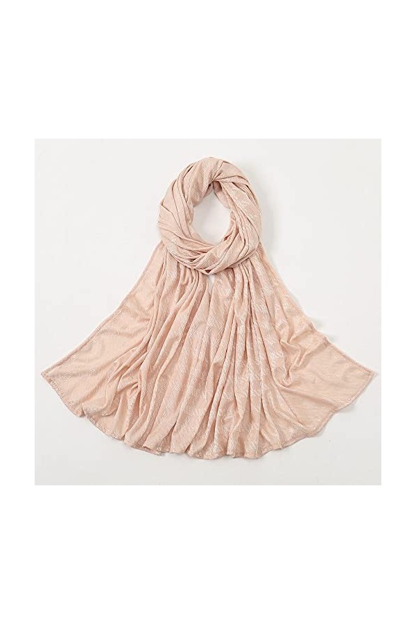 ARTQ Echarpes Femmeprintemps Spéciale Bourgeons De Neige Filé Coton Motif Pied-De-Poule 170X70Cm Femmes Écharpe Douce Châle M