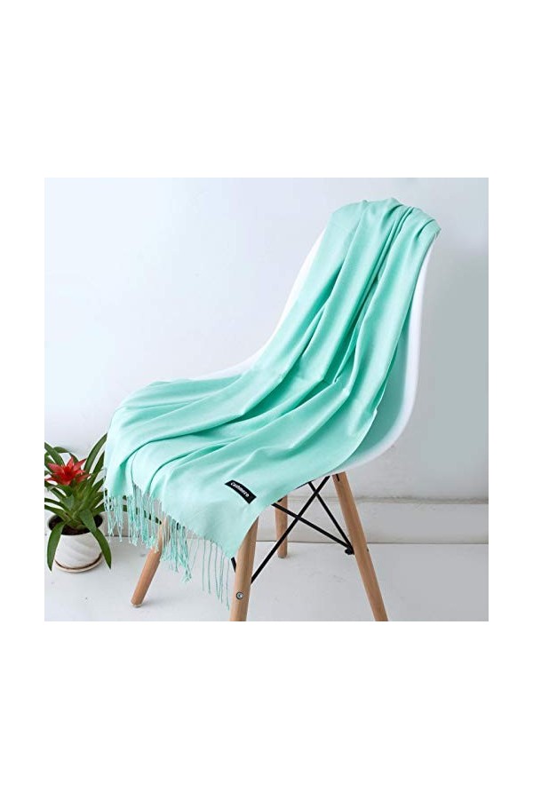 Secuos Femme Homme Mince Conception Cachemire Écharpe Pashmina Glands Femmes Hommes Wrap Châle Marque Automne Écharpe Unisexe