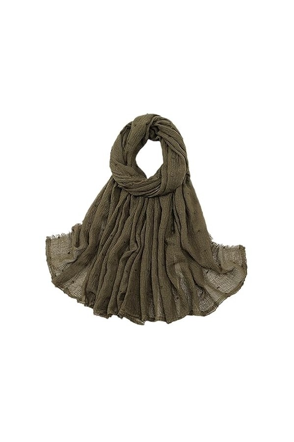 Bulle Franges Viscose Hijab Châle Wrap Bandeau Pashmina Foulards Maxi Turban
